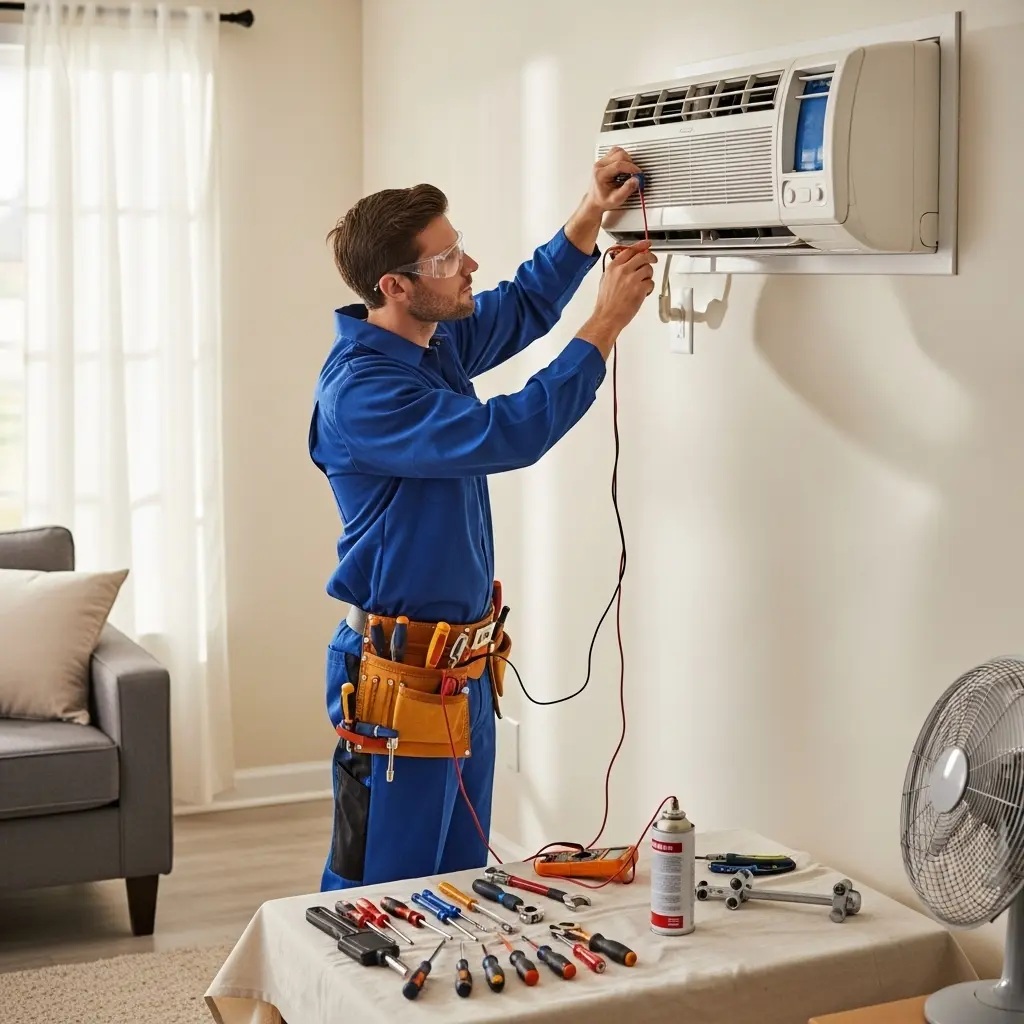 Bala Sunny Sunny klima gaz dolumu ve bakım – Enerji verimliliği artırıldı. - Teknik servis örneği